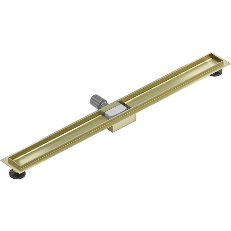 Mexen Flat korpus do odpływu liniowego 90 cm, złoty szczotkowany - 1A15090