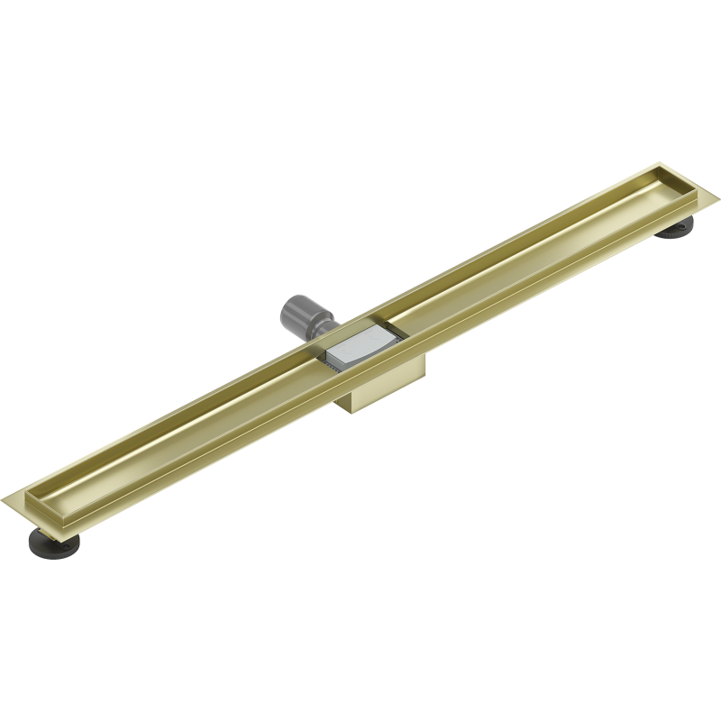 Mexen Flat Korpus für Linienentwässerung 100 cm, gebürstetes Gold - 1A15100