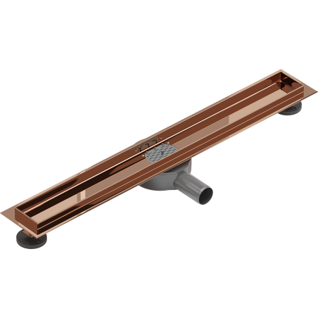 Mexen Flat 360° korpus do odpływu liniowego obrotowy 50 cm, różowe złoto - 1640050