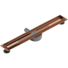 Mexen Flat 360° rotating linear drain body 70 cm, rose gold - 1640070
