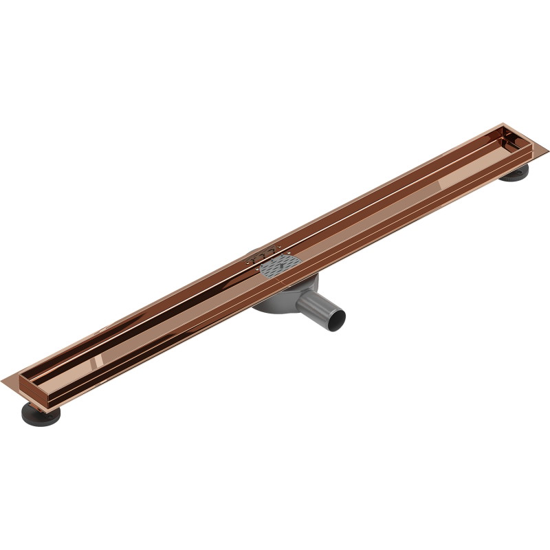 Mexen Flat 360° pööratav joonvoolava korpus 80 cm, roosa kuld - 1640080