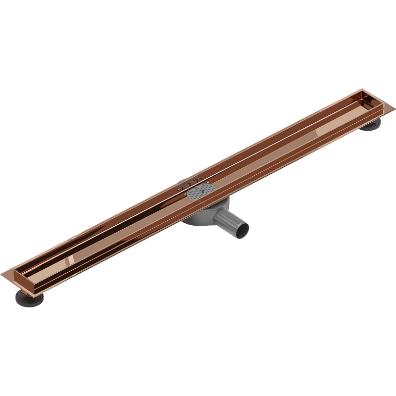 Mexen Flat 360° korpus do odpływu liniowego obrotowy 80 cm, różowe złoto - 1640090