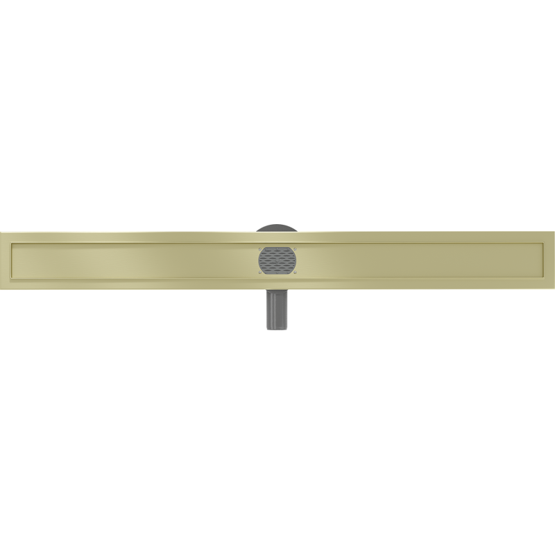 Mexen Flat 360° corps pour drain linéaire rotatif 80 cm, doré brossé - 1A40080