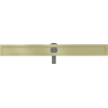 Mexen Flat 360° corpo para ralo linear giratório 90 cm, dourado escovado - 1A40090