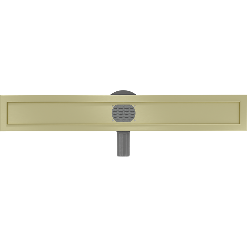 Mexen Flat 360° corps pour drain linéaire pivotant 60 cm, doré brossé - 1A40060