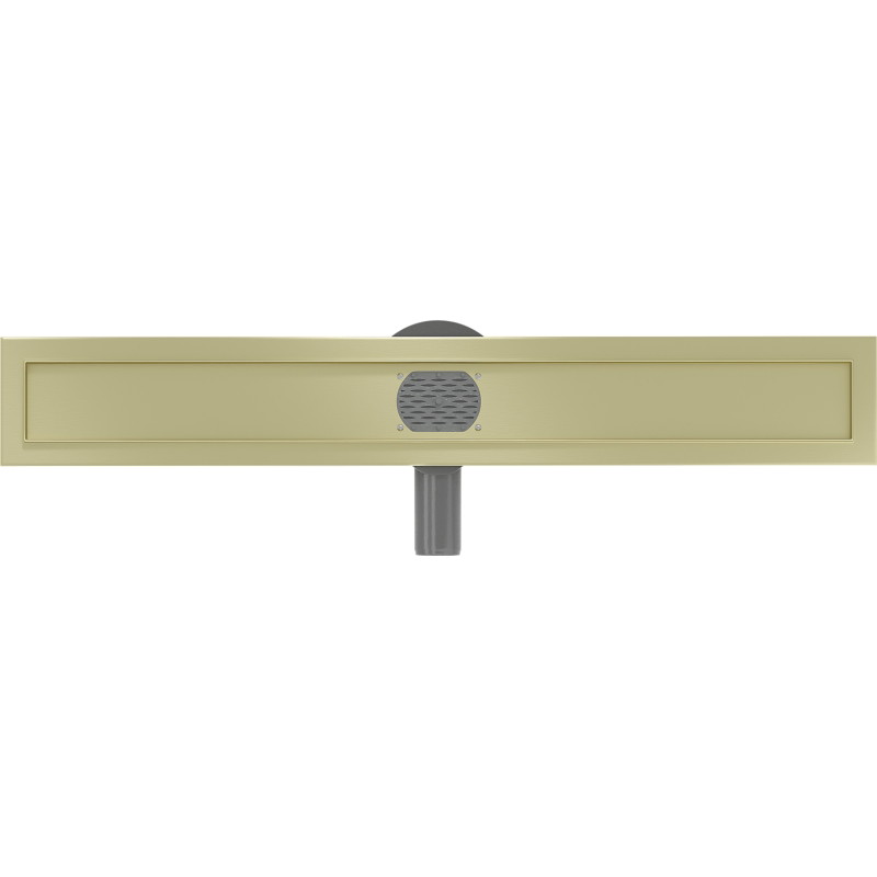 Mexen Flat 360° pöörlev lineaarse äravoolu korpus 50 cm, harjatud kuldne - 1A40050