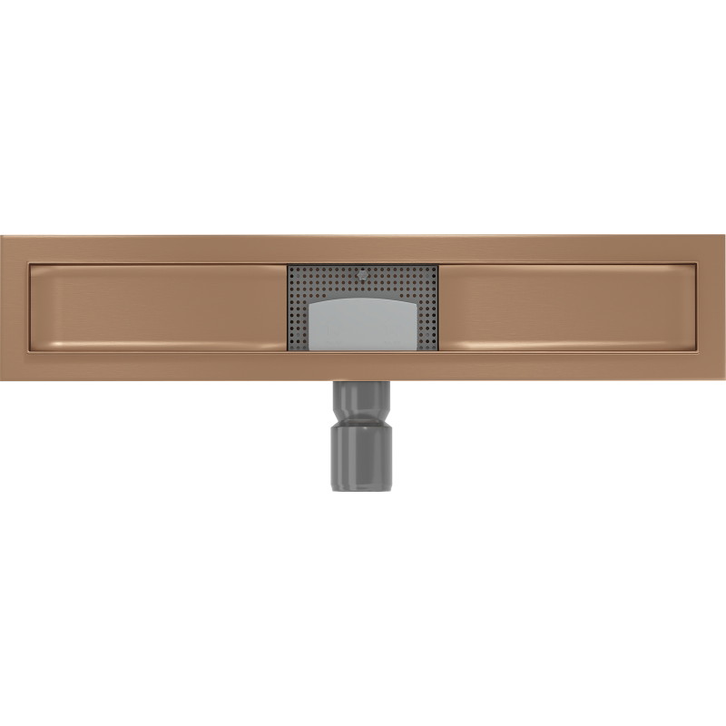 Mexen Flat 50 cm harjatud vasega lineaarse äravoolu korpus - 1C15050