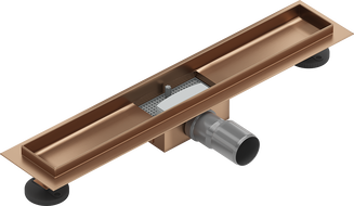 Mexen Flat linear drain body 60 cm, brushed copper - 1C15060