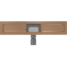 Mexen Flat corps pour drain linéaire 60 cm, cuivre brossé - 1C15060