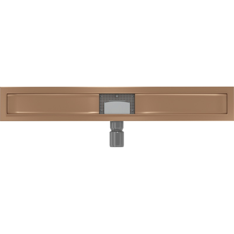 Mexen Flat 70 cm pikkune lineaarse äravoolu korpus, harjatud vask - 1C15070