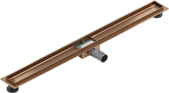 Mexen Flat corpo para ralo linear 90 cm, cobre escovado - 1C15090