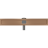 Mexen Flat 360° corpo para ralo linear rotativo 50 cm, cobre escovado - 1C40050