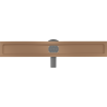 Mexen Flat 360° rotatable linear drain body 60 cm, brushed copper - 1C40060
