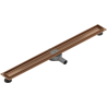 Mexen Flat 360° rotary linear drain body 80 cm, brushed copper - 1C40080