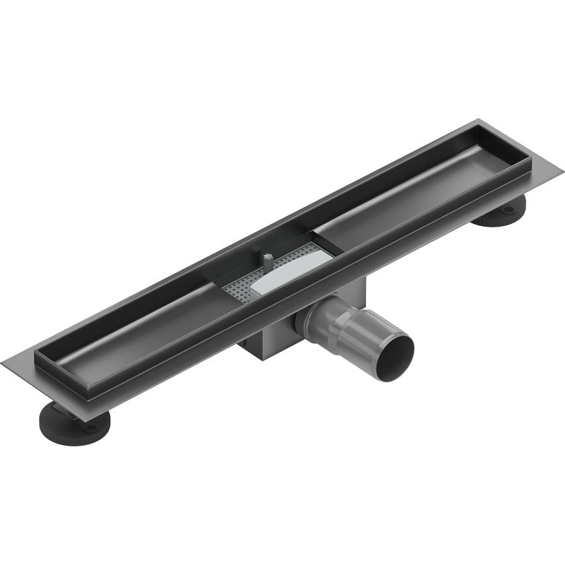 Mexen Flat līnijas noteces korpuss 50 cm, gun gray matēts - 1E15050