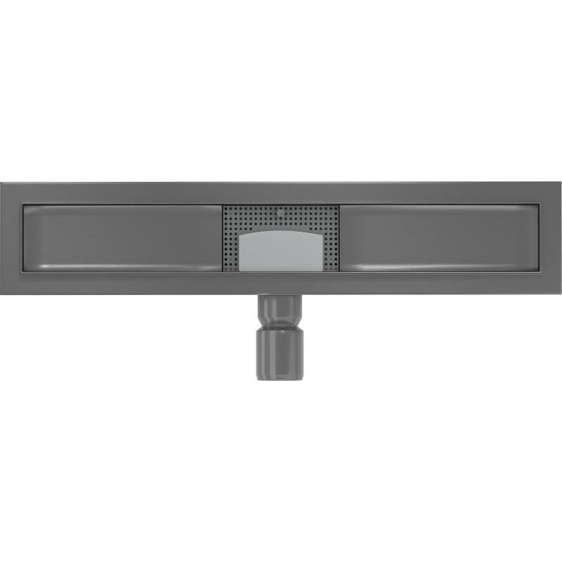 Mexen Flat behuizing voor lijnafvoer 50 cm, geborsteld wapen grijs - 1E15050