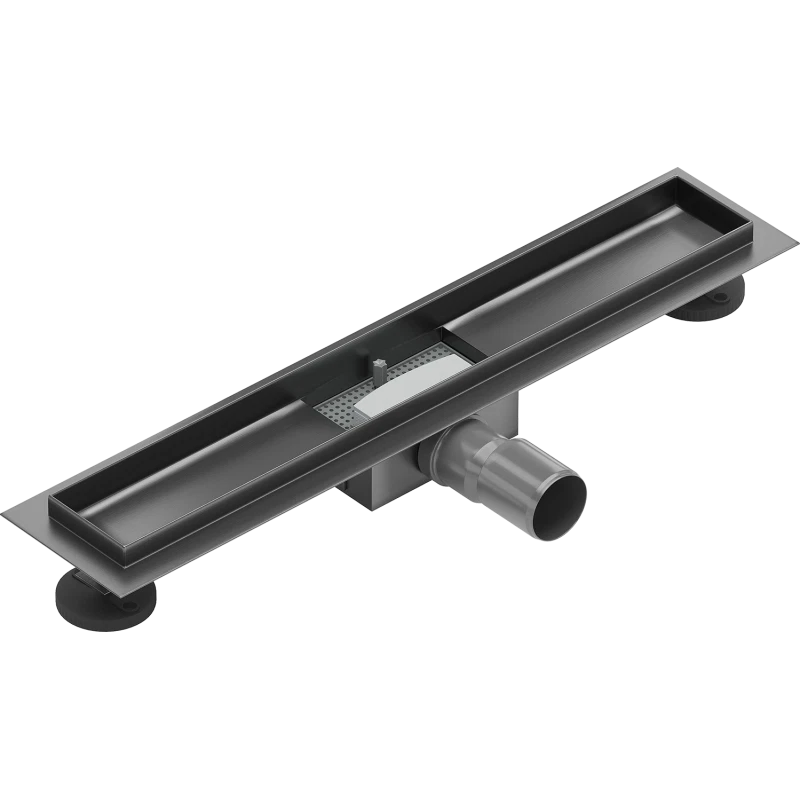 Mexen Flat 60 cm lineārā notekas korpuss, matēts pelēks - 1E15060