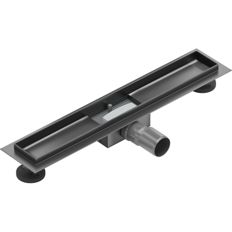 Mexen Flat 60 cm lineārā notekas korpuss, matēts pelēks - 1E15060