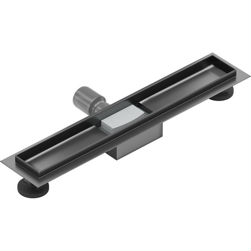 Mexen Flat 60 cm lineārā notekas korpuss, matēts pelēks - 1E15060