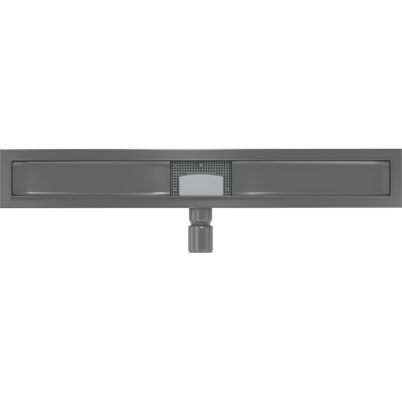 Mexen Flat linear drain body 70 cm, gun gray brushed - 1E15070