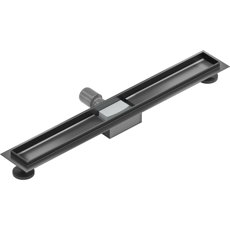 Mexen Flat corps pour drain linéaire 70 cm, gris arme brossé - 1E15070