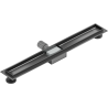 Mexen Flat linear drain body 70 cm, gun gray brushed - 1E15070