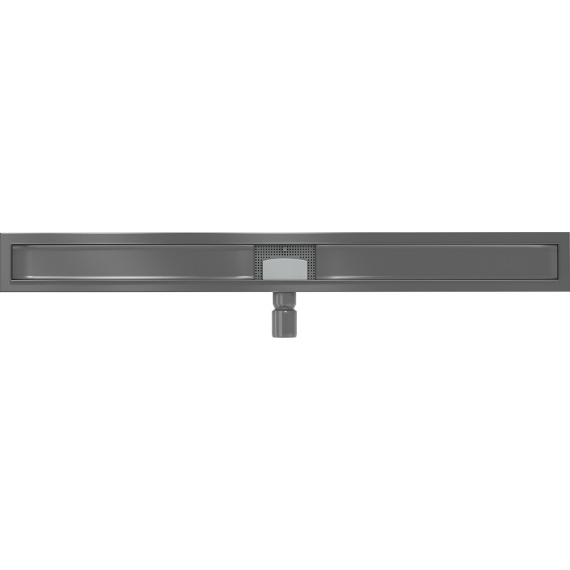 Mexen Flat 100 cm:n viemärikouru, harjattu aseharmaa - 1E15100
