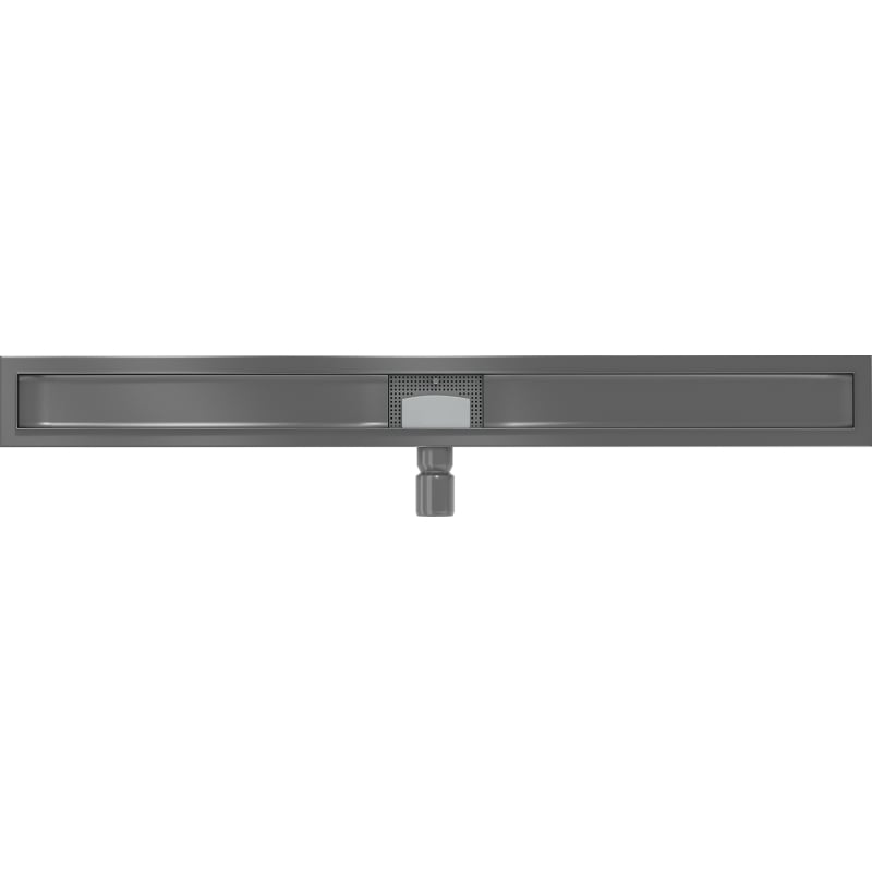 Mexen Flat corpo para ralo linear 100 cm, cinza escovado - 1E15100