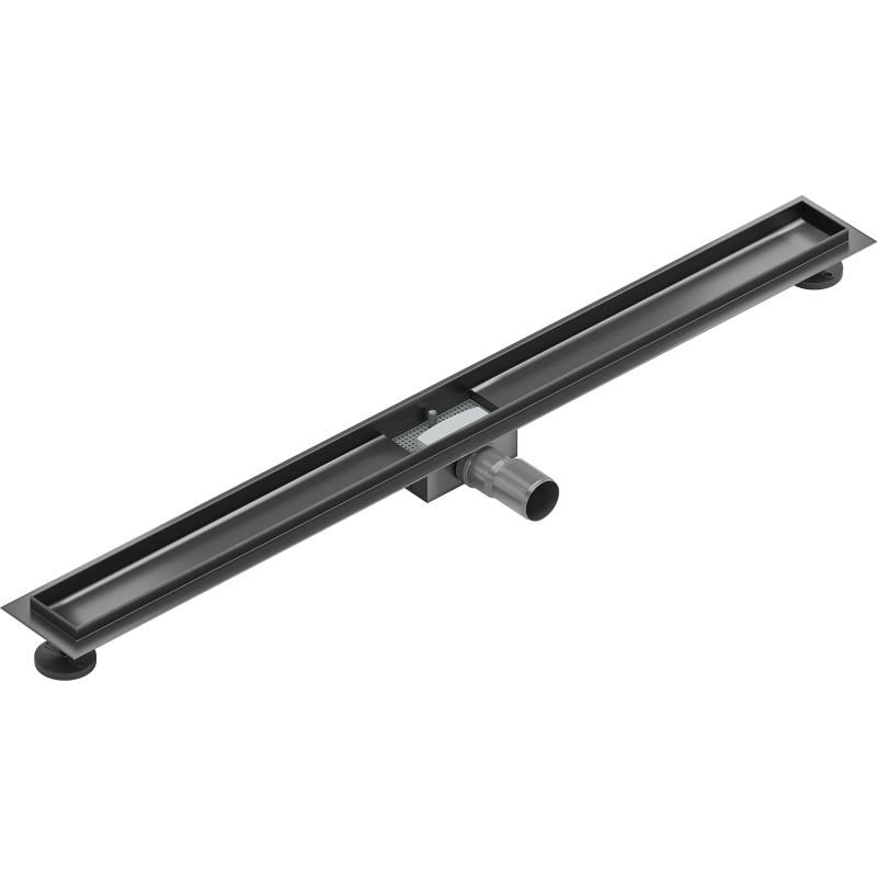 Mexen Flat 100 cm līnijveida novadīšanas kanāla korpuss, gun grey matēts - 1E15100