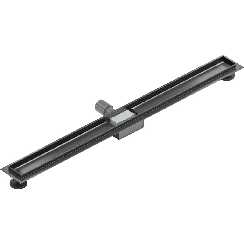 Mexen Flat corpo per scarico lineare 100 cm, grigio canna di fucile spazzolato - 1E15100