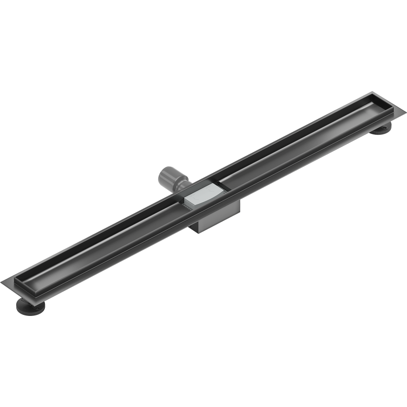 Mexen Flat korpus do odpływu liniowego 100 cm, gun gray szczotkowany - 1E15100