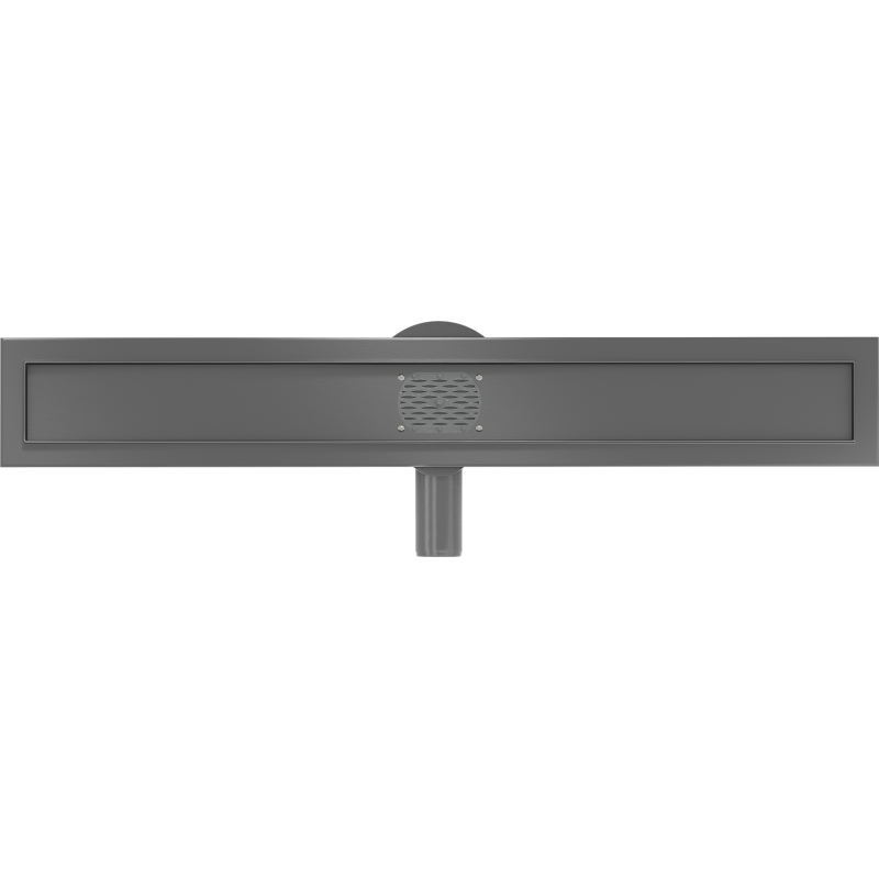 Mexen Flat 360° korpus do odpływu liniowego obrotowy 50 cm, gun gray szczotkowany - 1E40050