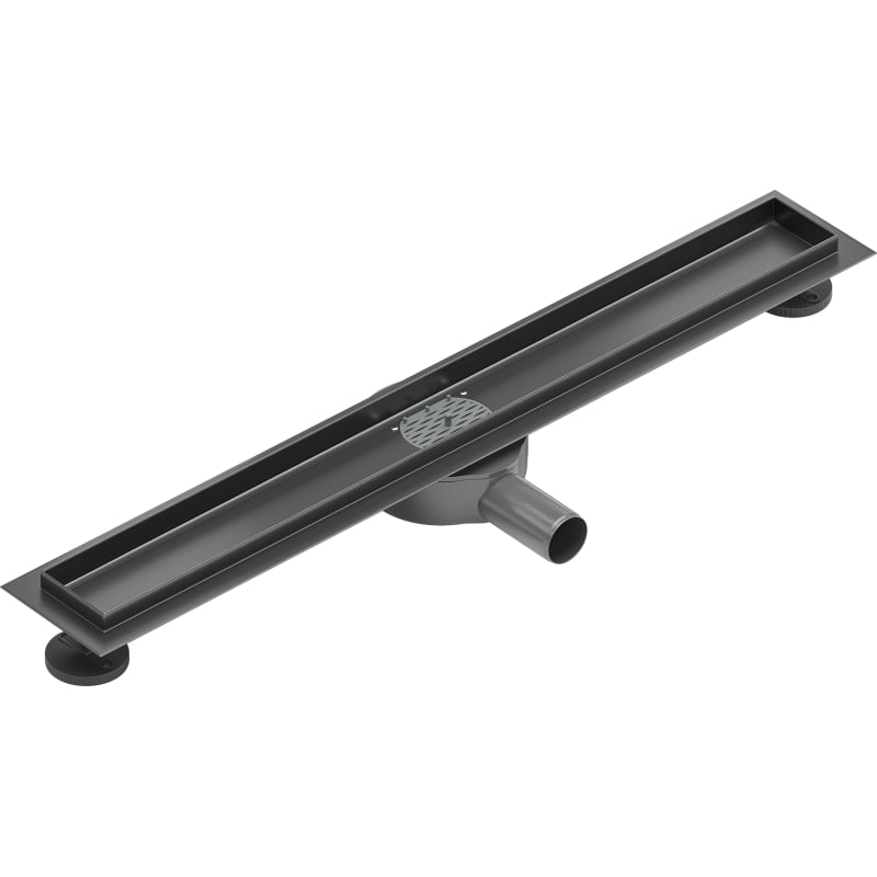 Mexen Flat 360° cuerpo para desagüe lineal giratorio 60 cm, gris pistola cepillado - 1E40060