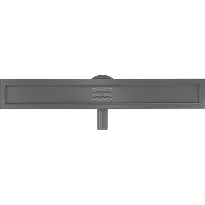 Mexen Flat 360° Rotéierend Korpus fir linearen Oflaf 60 cm, gebiechéiert Gun Gray - 1E40060