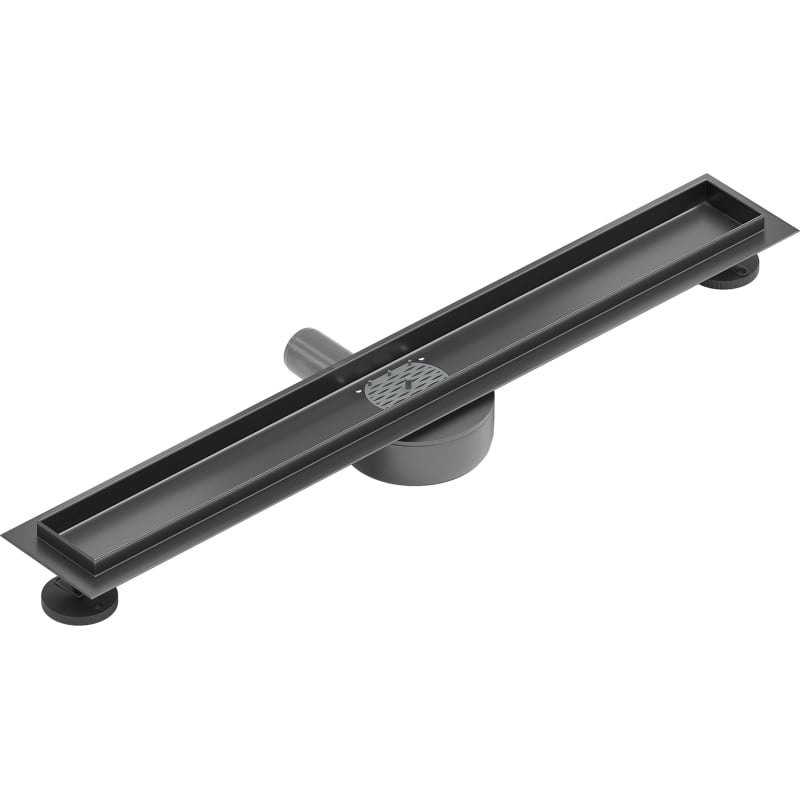 Mexen Flat 360° roterande kropp för linjär dränering 60 cm, borstade gun gray - 1E40060