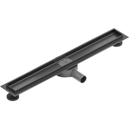 Mexen Flat 360° korpus do odpływu liniowego obrotowy 70 cm, gun gray szczotkowany - 1E40070