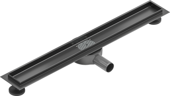 Mexen Flat 360° corpo para ralo linear rotativo 70 cm, cinza escovado - 1E40070