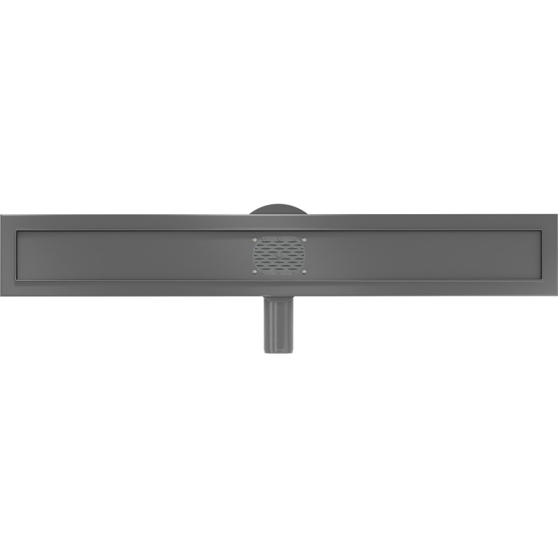 Mexen Flat 360° Roterbar kropp för linjärt avlopp 70 cm, gun grey borstad - 1E40070