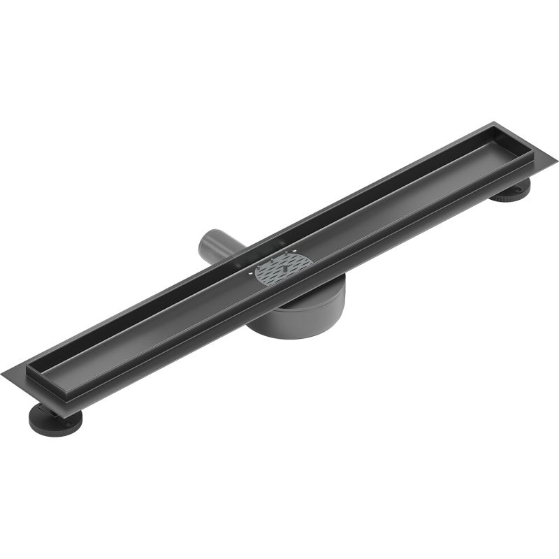 Mexen Flat 360° boîtier pour évacuation linéaire rotatif 70 cm, gris arme brossé - 1E40070