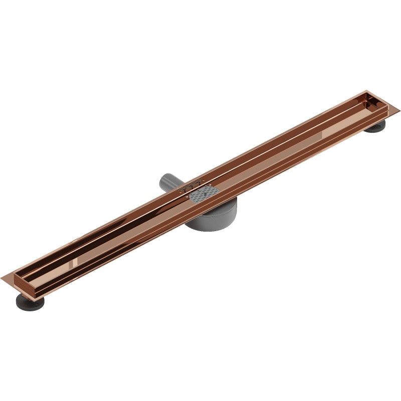 Mexen Flat 360° pööratav joonvoolava korpus 80 cm, roosa kuld - 1640080