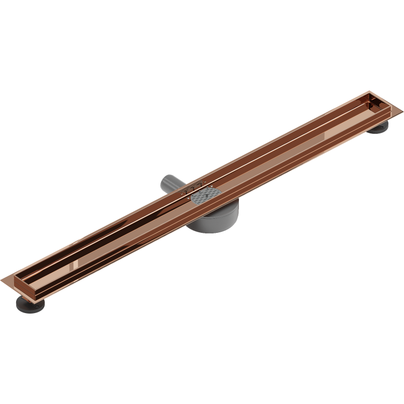 Mexen Flat 360° korpus do odpływu liniowego obrotowy 100 cm, różowe złoto - 1640100
