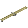 Mexen Flat 360° draingoot 90 cm, goud geborsteld - 1A40090