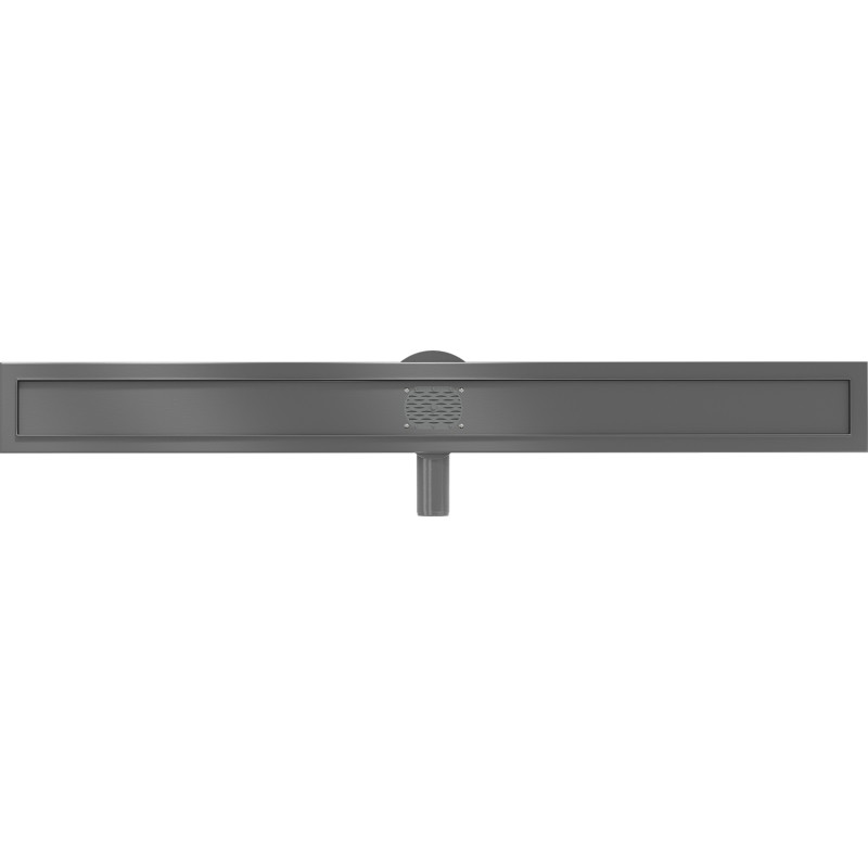 Mexen Flat 360° roterande kropp för linjeavlopp 80 cm, borstad gun gray - 1E40080
