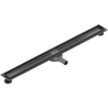 Mexen Flat 360° 90 cm pagriežams lineārās notekas korpuss, suku krāsā gun grey - 1E40090