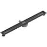 Mexen Flat 360° 90 cm pagriežams lineārās notekas korpuss, suku krāsā gun grey - 1E40090