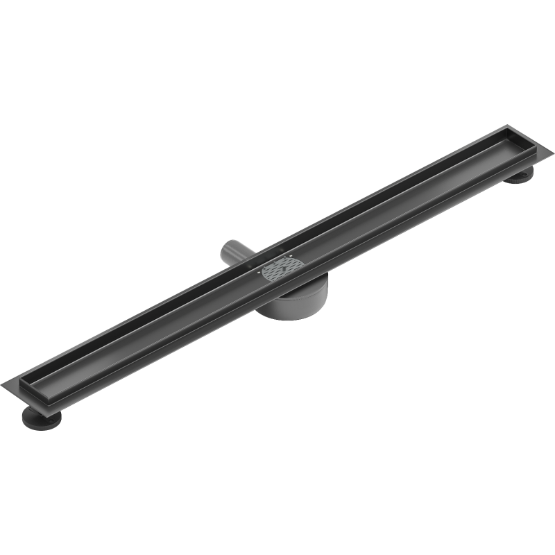 Mexen Flat 360° korpus do odpływu liniowego obrotowy 100 cm, gun gray szczotkowany - 1E40100