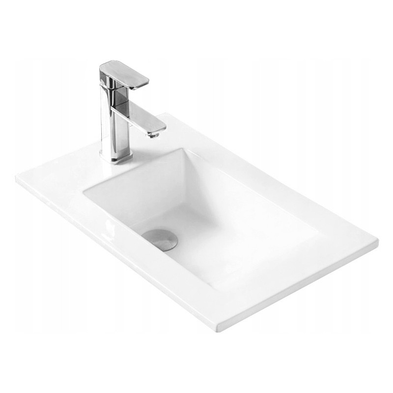 Mexen Alir lavabo empotrado en encimera 34 x 55 cm, blanco - 25503400