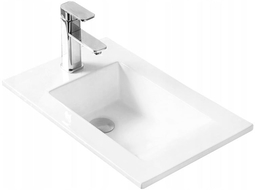 Mexen Alir umywalka wpuszczana w blat 34 x 55 cm, biała - 25503400