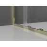 Mexen Exo-S Duo 3S 3-sienu bīdāma dušas kabīne 150 x 80 cm, caurspīdīga, zelta - 8152-150-080-50-00-3S