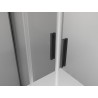 Mexen Exo-S Duo 3S cabine de douche coulissante à 3 parois 130 x 70 cm, transparent, noir - 8152-130-070-70-00-3S